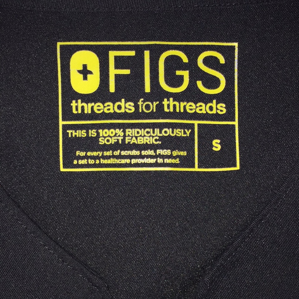 Set of black Figs Scrubs size small